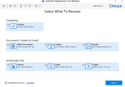 Ontrack EasyRecovery for Windows in Action