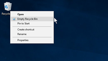 Windows recycle bin